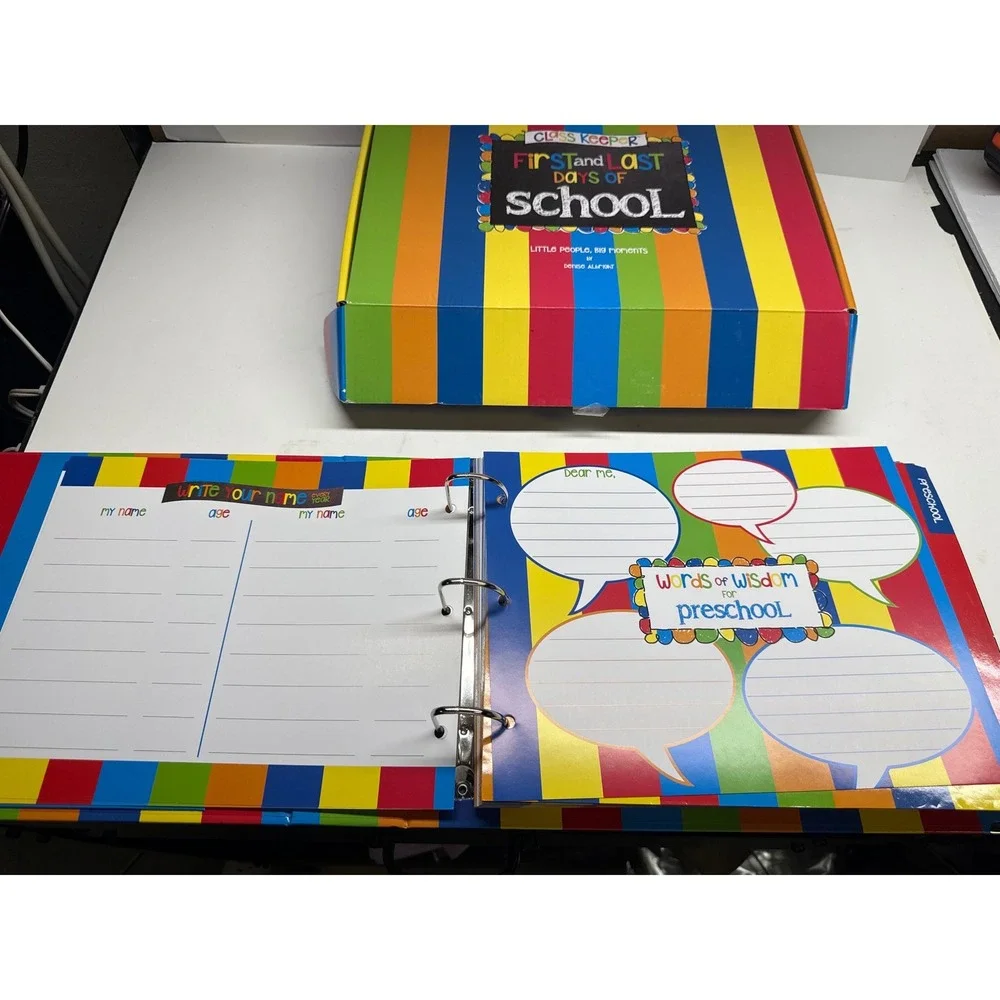 Denise Albright Class Keeper First and Last Days of School Memory Book Binder